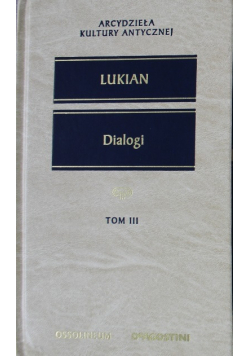 Lukian Dialogi Tom 3