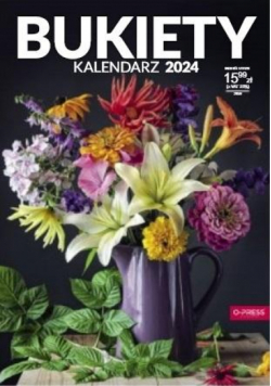 Kalendarz 2024 ścienny A3 Bukiety