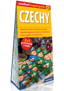 Czechy laminowany map&guide XL (2w1: przewodnik i mapa)