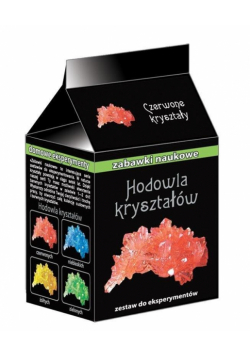 Zabawki naukowe Hodowla kryształów - Czerwone