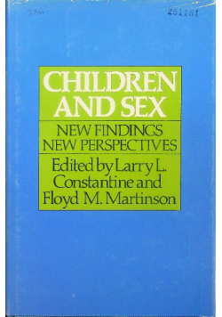 Children and sex new findings new perspectives