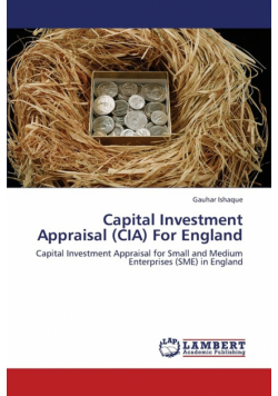 Capital Investment Appraisal (CIA) for England
