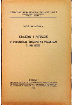 Kraków i Poważe 1938 r.
