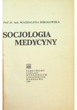 Socjologia medycyny