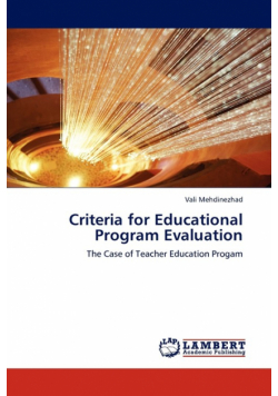 Criteria for Educational Program Evaluation
