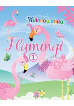 Flamingi. Kolorowanka 1
