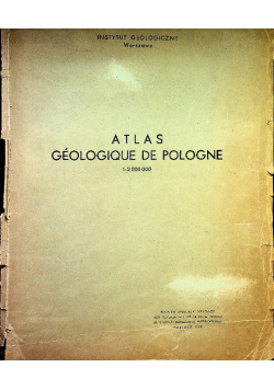 Atlas geologique de pologne