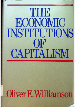 The Economic Institutions of Capitalism