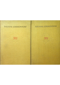 Lermontow Wybór poezji Tom I i II