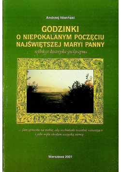 Godzinki o Niepokalanym Poczęciu Najświętszej Maryi Panny