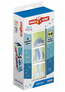 Geomag Magicube Ocean Animals Mix & Match 3 el.