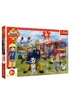 Puzzle 15 maxi Drużyna w akcji TREFL