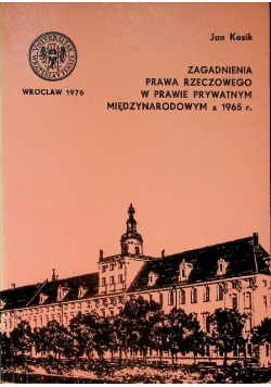 Zagadnienia Prawa Rzeczowego W Prawie Prywatnym