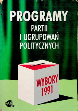 Programy partii i ugrupowań politycznych