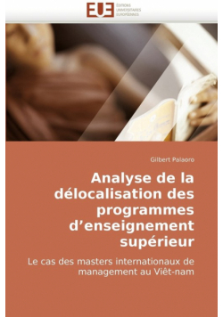 Analyse de la délocalisation des programmes d'enseignement supérieur