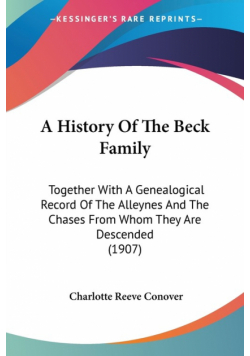 A History Of The Beck Family
