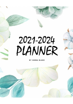 2021-2024 (4 Year) Planner (8x10 Softcover Planner / Journal)