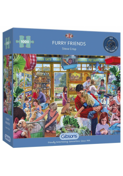 Puzzle 1000 Futrzaści przyjaciele G3