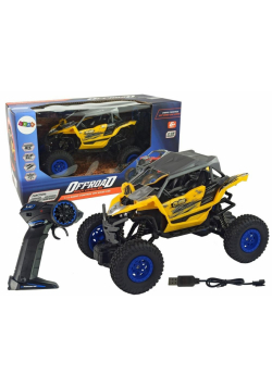 Terenówka Off- Road zdalnie sterowana 1:16 żółta