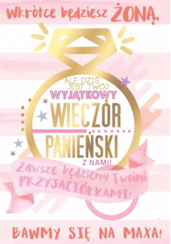 Karnet B6 PP-2071 Wieczór panieński