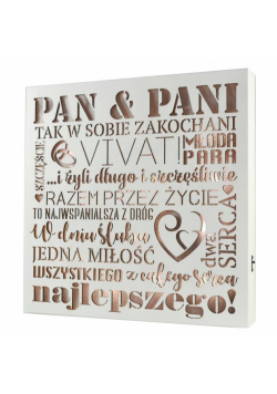 Ramka podświetl. Deco Lights DCL-002 Młoda Para