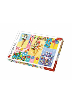 Puzzle 500 Ulubione słodycze TREFL