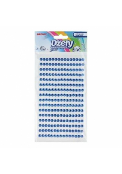Dżety samoprzylepne niebieskie 4mm 240szt