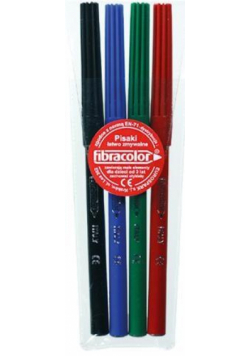 Pisaki 539 4 kol. w etui FIBRACOLOR