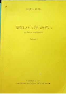 Reklama prasowa