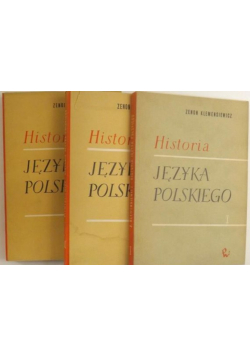 Historia języka polskiego 3 tomy