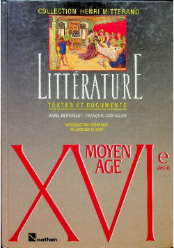 Litterature Textes et documents XVI