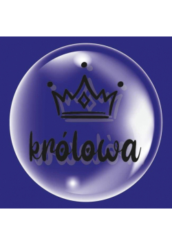 Balon 45cm Królowa czarny TUBAN