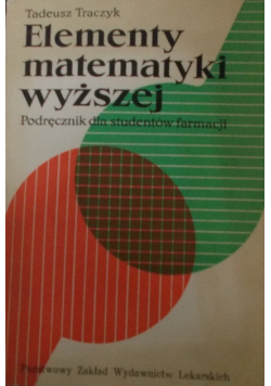 Elementy matematyki wyższej
