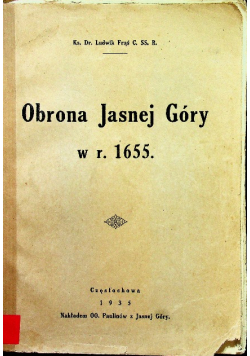 Obrona Jasnej Góry 1935 r.