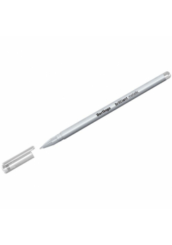 Długopis żelowy srebrny Brilliant Metallic (12szt)