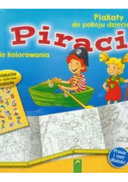 Plakaty do kolorowania - Piraci