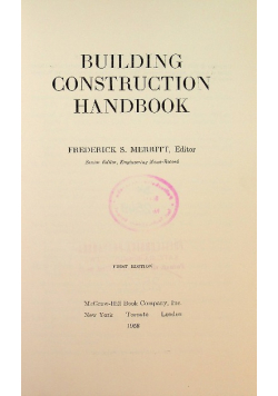Building construction handbook
