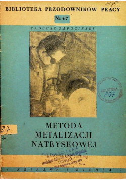 Metoda metalizacji natryskowej