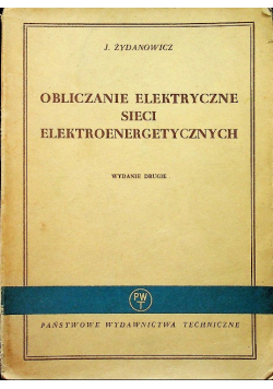 Obliczenia elektryczne sieci elektroenergetycznych