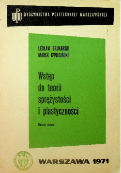 Wstęp do teorii sprężystości i plastyczności