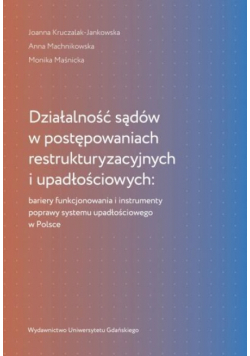 Działalność sądów w postępowaniach...