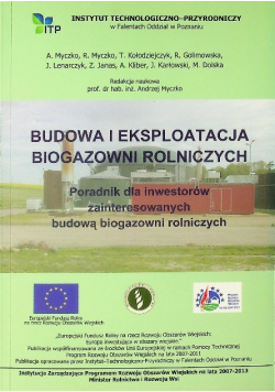 Budowa i eksploatacja biogazowni rolniczych