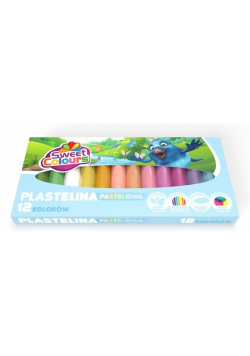 Plastelina pastelowa 12 kolorów