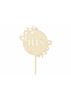 Topper drewniany IHS 23cm