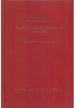 Rydzyna Gimnazjum Im Sułkowskich reprint z 1937 r.