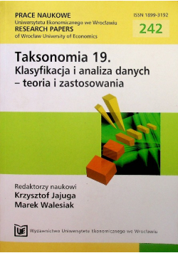 Taksonomia 19 Klasyfikacja i analiza danych teoria i zastosowania
