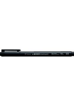 Cienkopis Mono drawing pen czarny 03 0.35mm