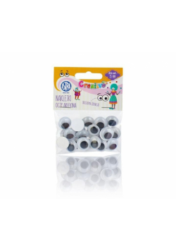 Oczy samoprzylepne 15 mm Oczy Arlekina ASTRA
