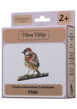 Puzzle 4-elementowe Ptaki