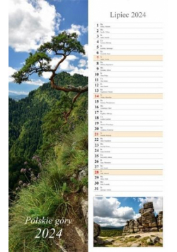Kalendarz 2024 Pasek Polskie góry